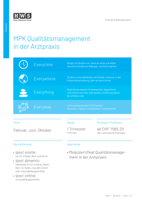 MPK Qualitätsmanagement