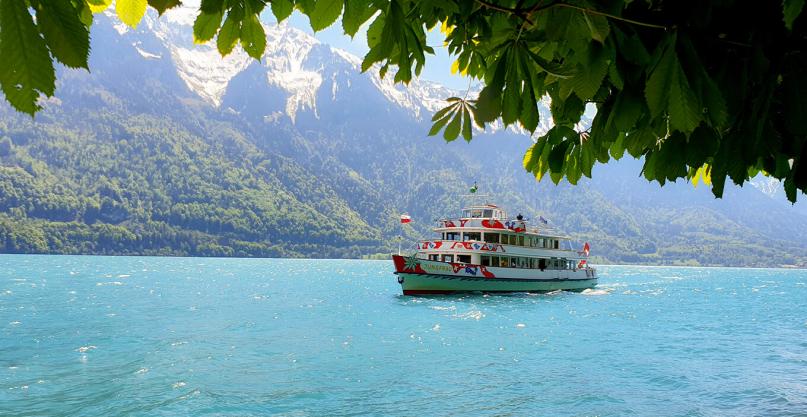 Bild Brienzersee mit Boot