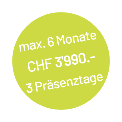 Button für max. 6 Monate mit 3 Präsenztagen
