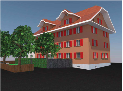 Machbarkeitsstudie Obj. 920; Umbau bestehendes Hotel (unter Substanzschutz) zur Wohnnutzung innerhalb neuen Baufeldes mit Grenzbaurecht, in Muri  2.PNG