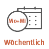 NSH Symbol Montag und Mittwoch